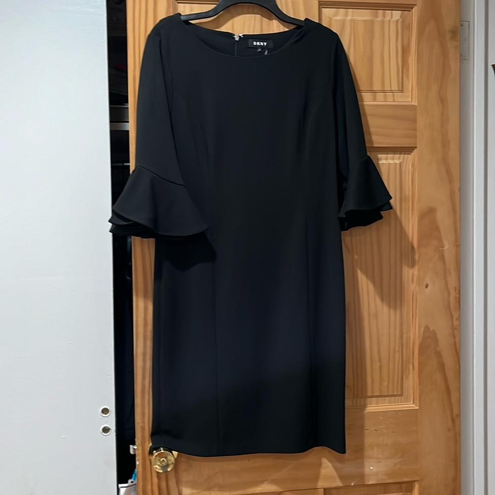 DKNY black dress size 10